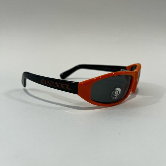 NWT Diesel Sunglasses Orange Sister No Wrap Oval main image 8